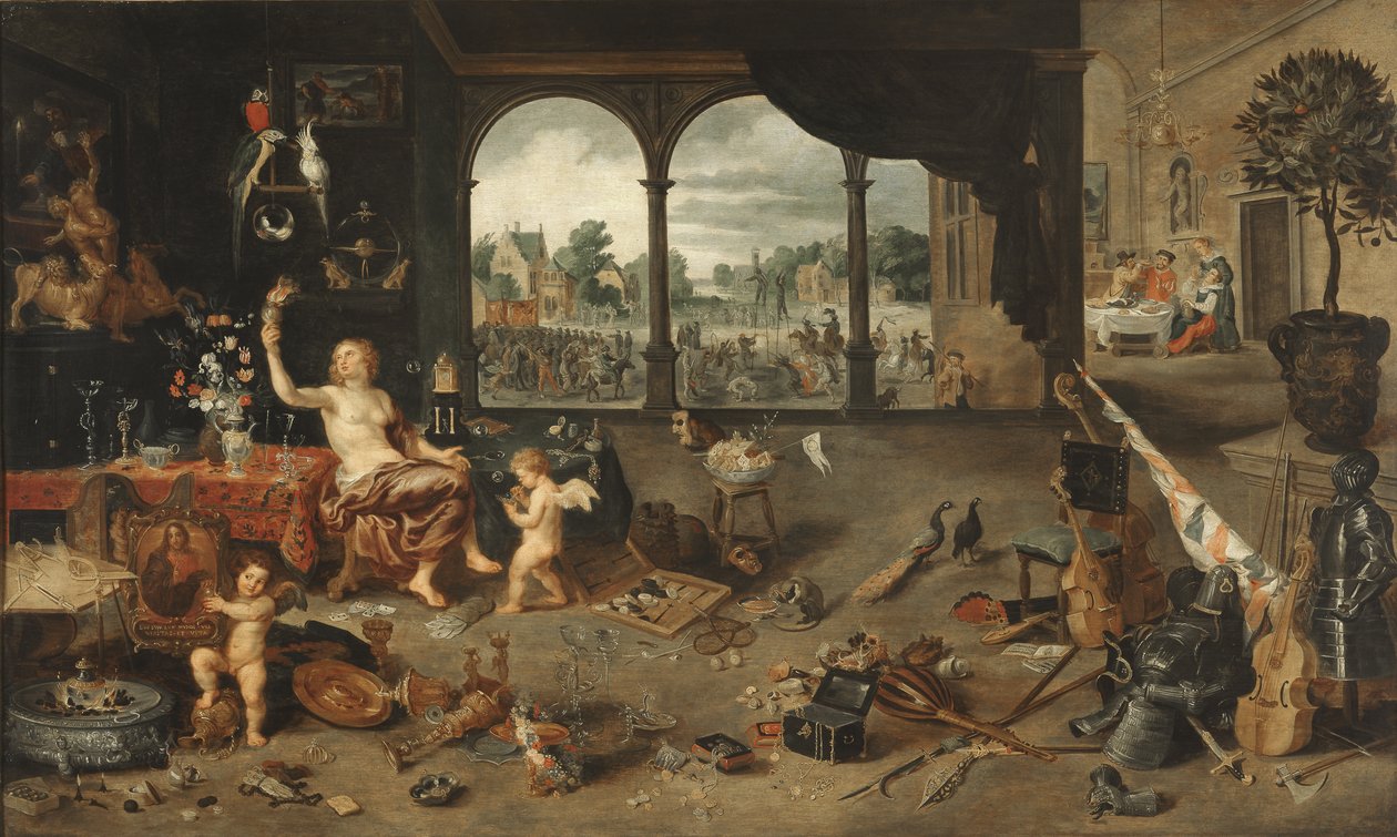 人类生活的虚荣心，1631年 作者 扬·布鲁格（Jan Brueghel）