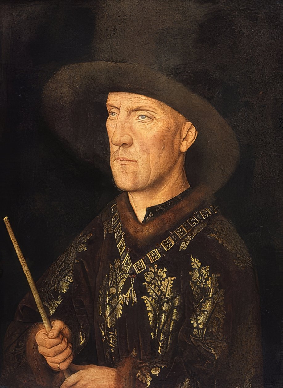 Baudouin de Lannoy。嗯1436-38 作者 扬·范·埃克