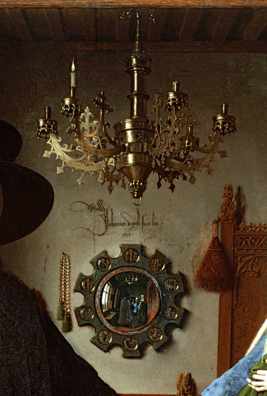 乔瓦尼-阿诺尔菲尼及其妻子的肖像，原名 "阿诺尔菲尼婚礼 作者 扬·范·埃克