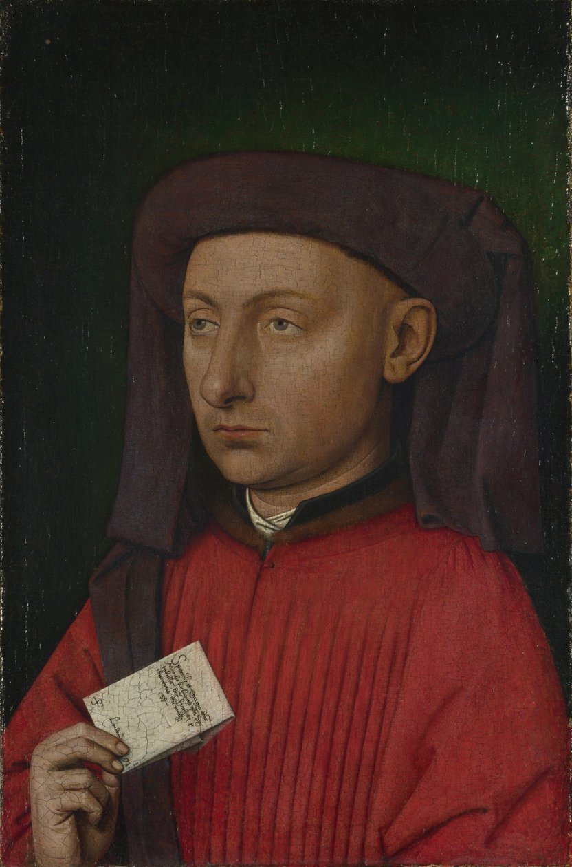 Marco Barbarigo的肖像，c.1449-50 作者 扬·范·埃克