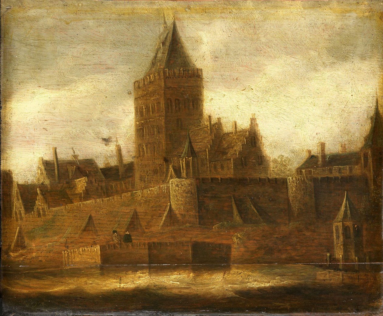 奈梅亨瓦尔霍夫景观 作者 Jan van Goyen（男）