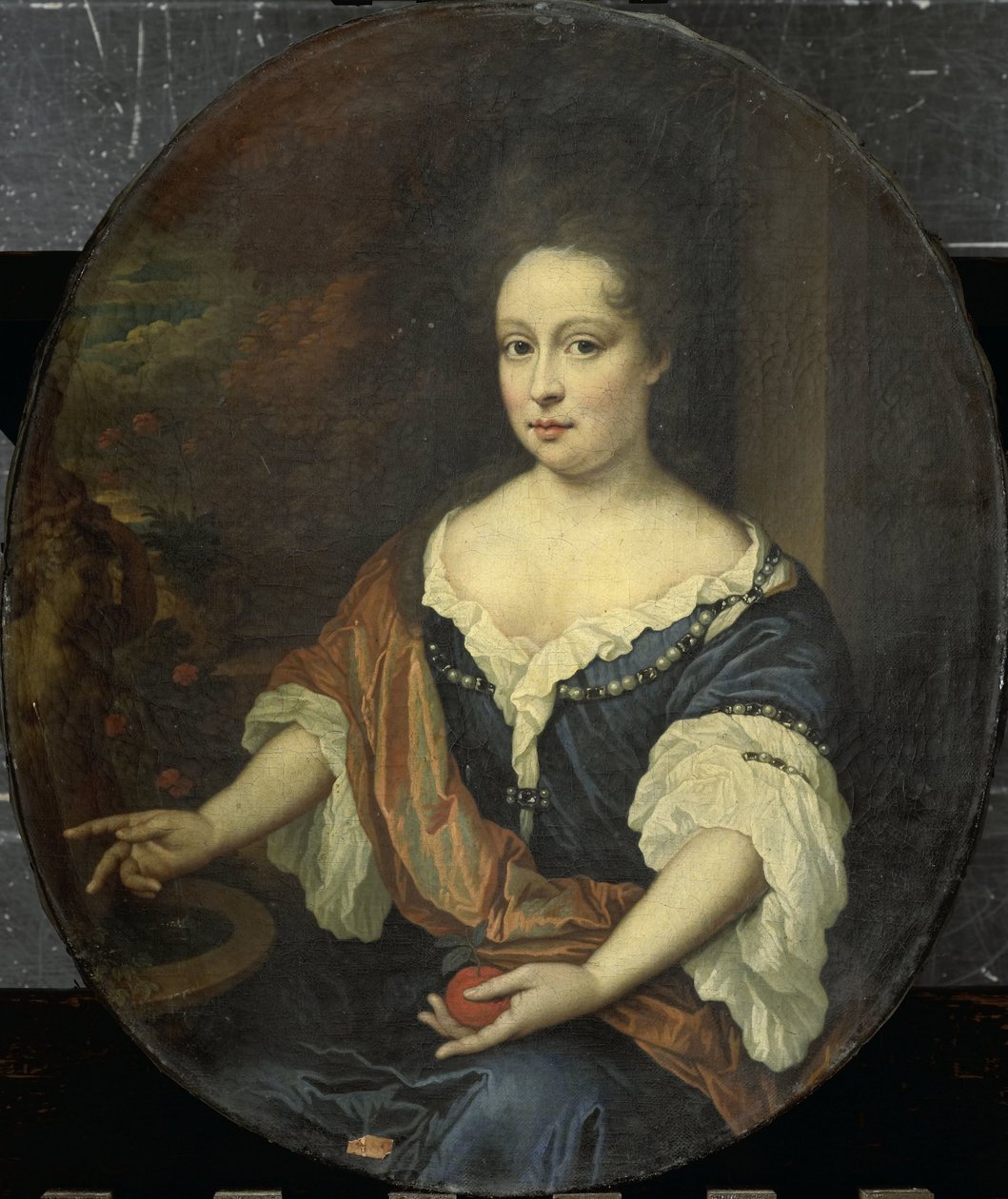 Judith Allijn（卒于 1702 年），Harmen Lijnslager 的妻子 作者 扬·范·汉斯伯格根