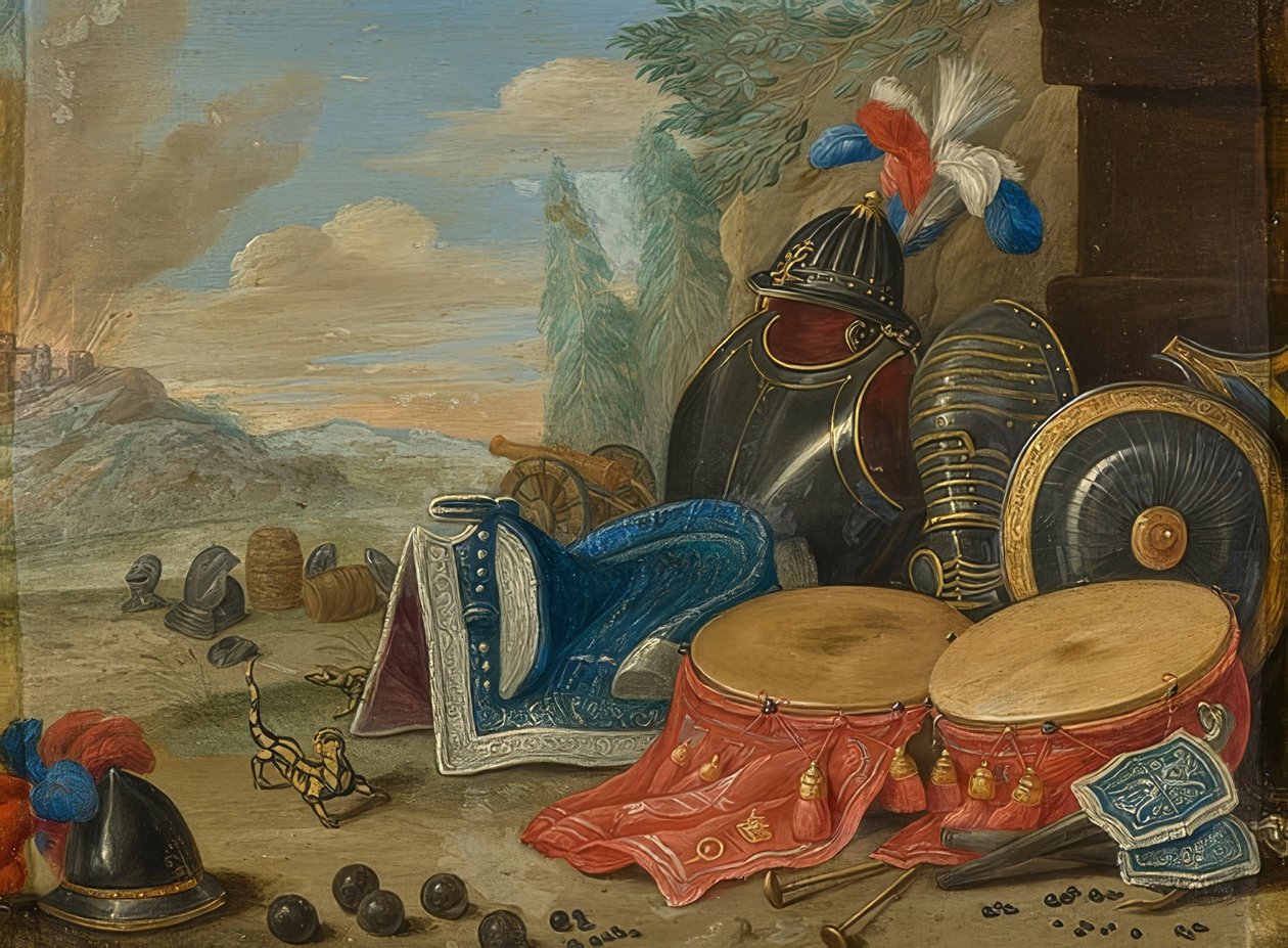 战争的象征 作者 扬·范·凯塞尔（Jan van Kessel）