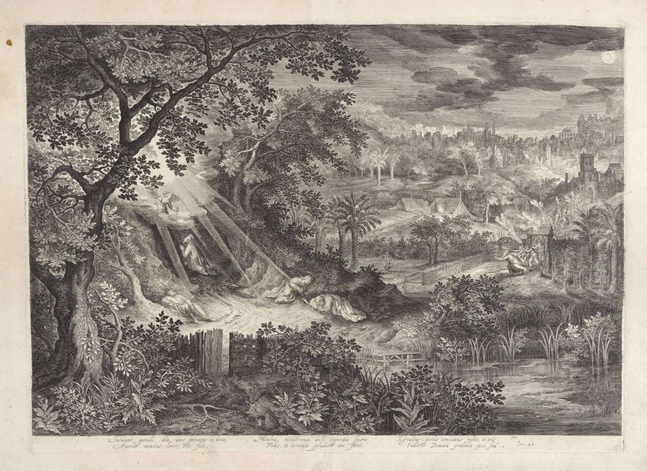 Landschap met Christus in de hof van Gethsemane 作者 扬·范·朗德赛尔