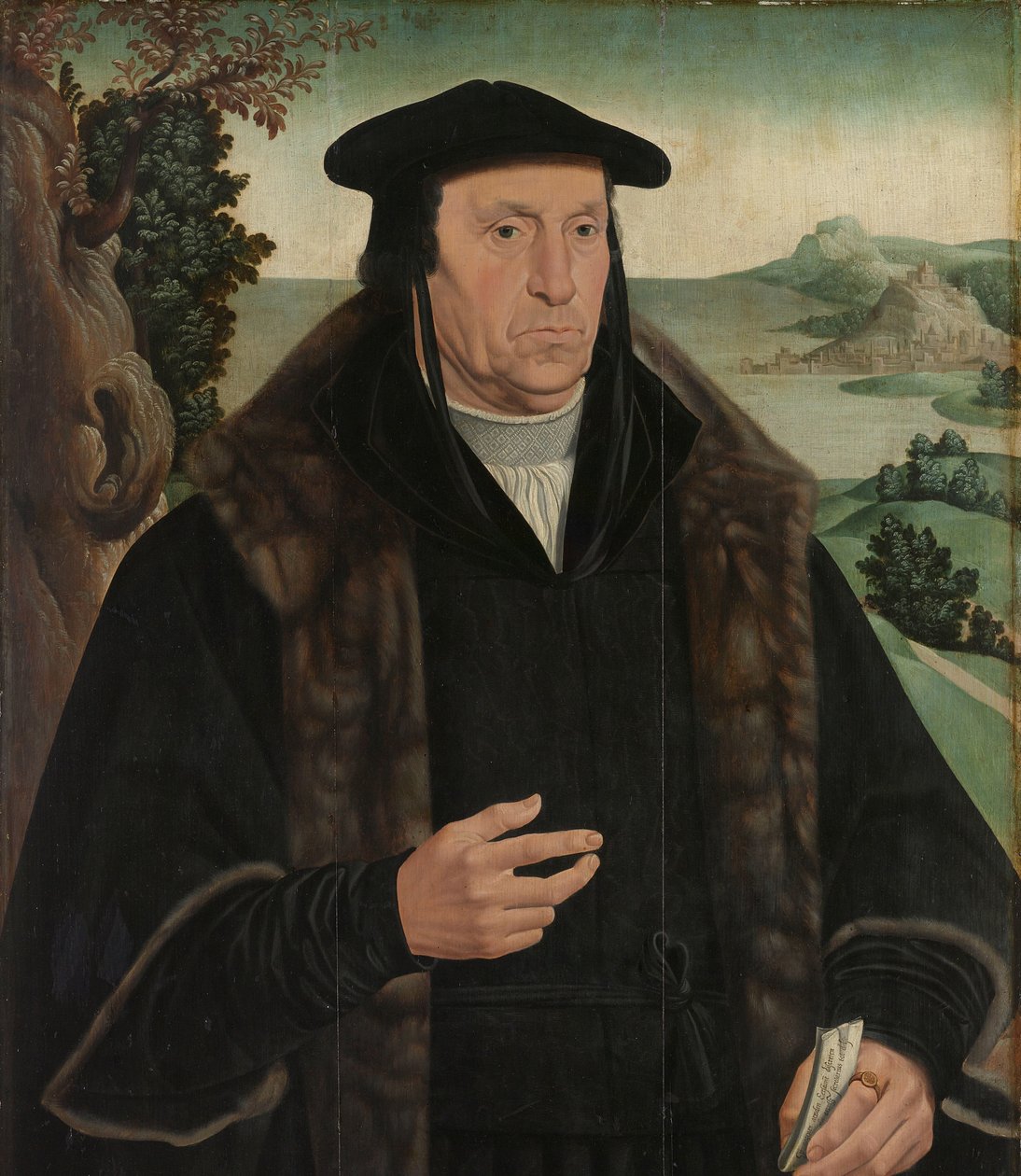 科内利斯-艾伦茨-范德杜森（1481-1556 年）肖像 作者 Jan van Scorel（复制后）