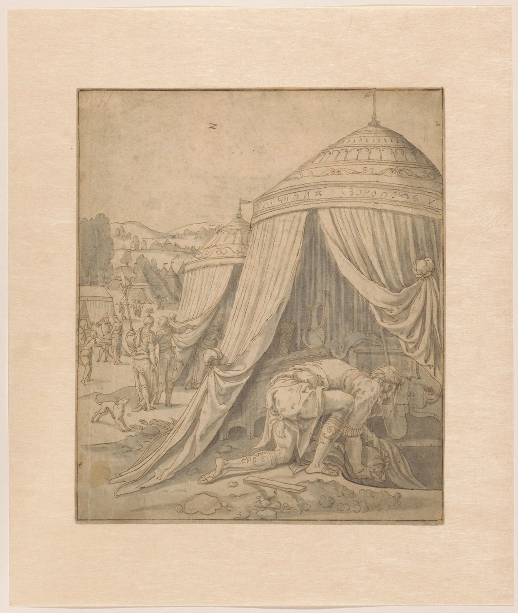 Acham 埋葬了被盗的财产 作者 Jan van Scorel (学校)