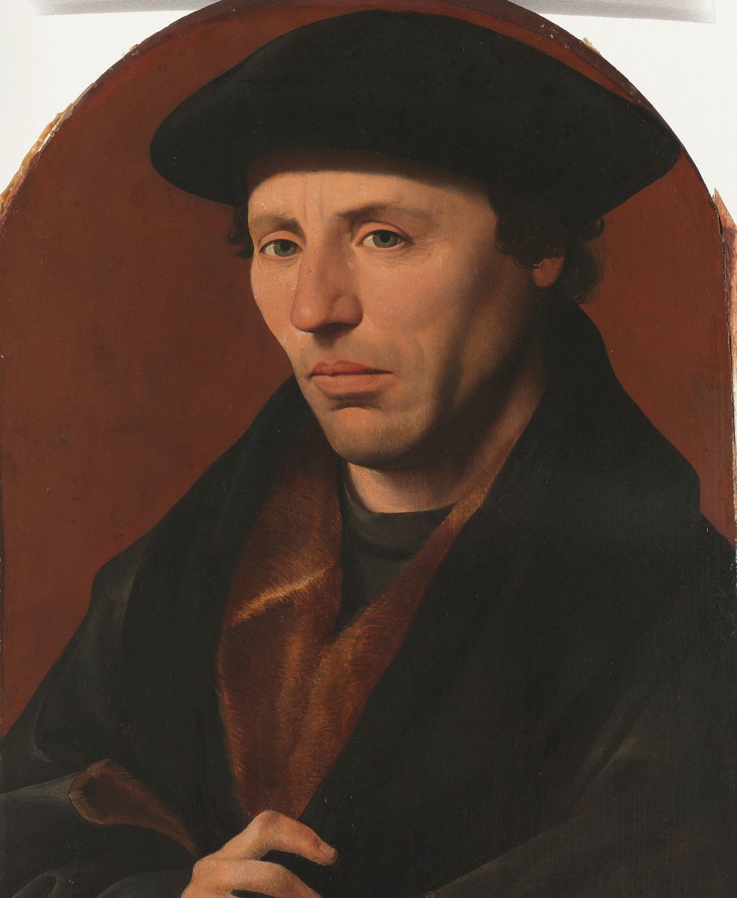 哈勒姆公民的肖像 一个男人的肖像 作者 扬·范·斯柯（Jan van Scorel）