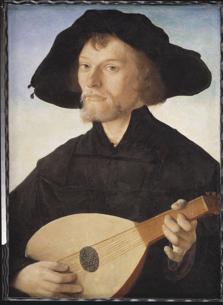 琵琶手的肖像 作者 扬·范·斯柯（Jan van Scorel）