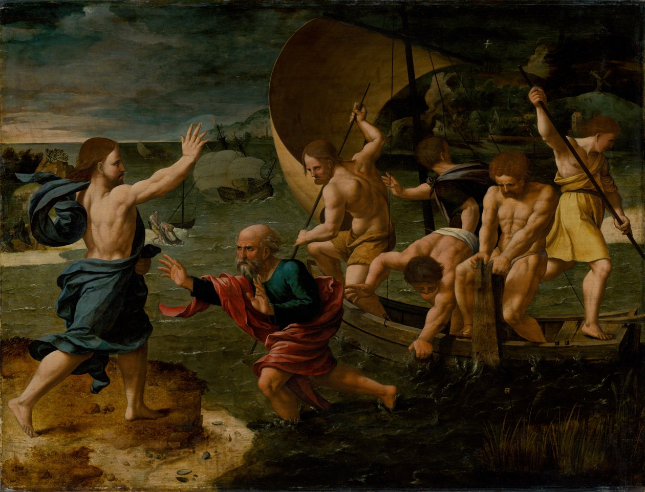 鱼的神奇草稿c。 1550。 作者 扬·范·斯柯（Jan van Scorel）