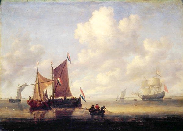海景 作者 Jan van de Capelle或Cappelle