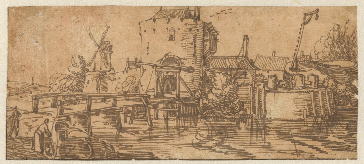 城镇（Culemborg） 作者 扬·范德维尔德 (II)