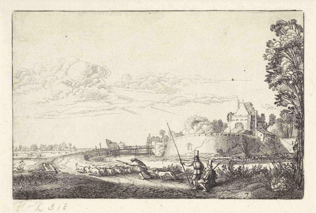 哈勒姆 Zijlpoort 景观
风景（系列名称）
Amenissimae aliquot requculae（系列标题） 作者 扬·范德维尔德 (II)