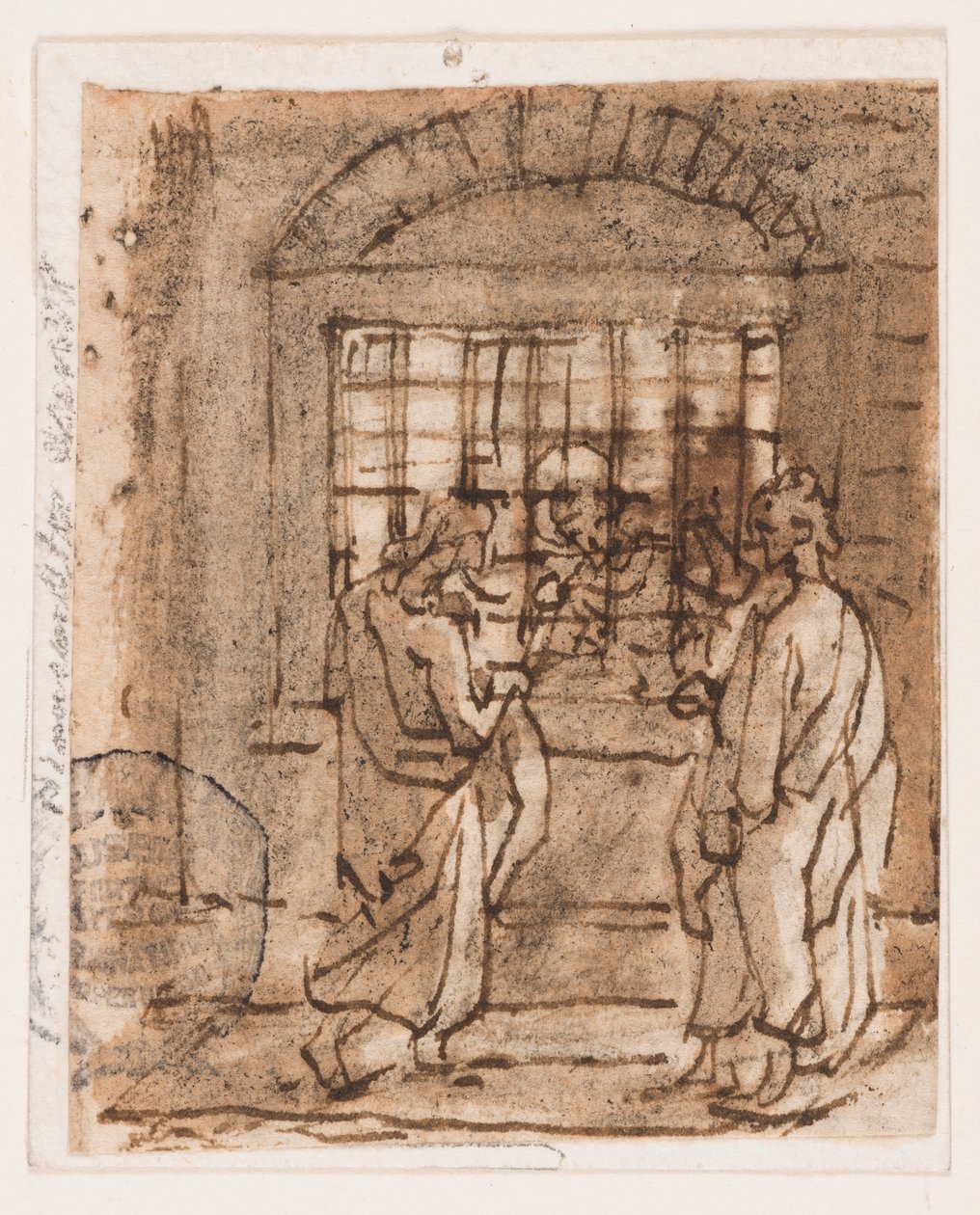 监狱中的圣彼得 作者 扬·范德斯特雷特（Jan van der Straet），又名斯特拉达努斯