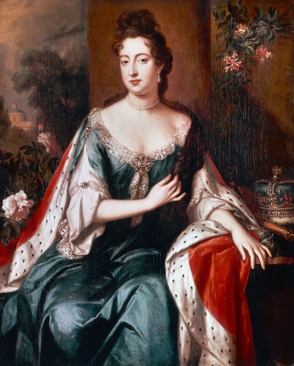 玛丽二世女王，约1692-94（布面油画 作者 扬·范德瓦德