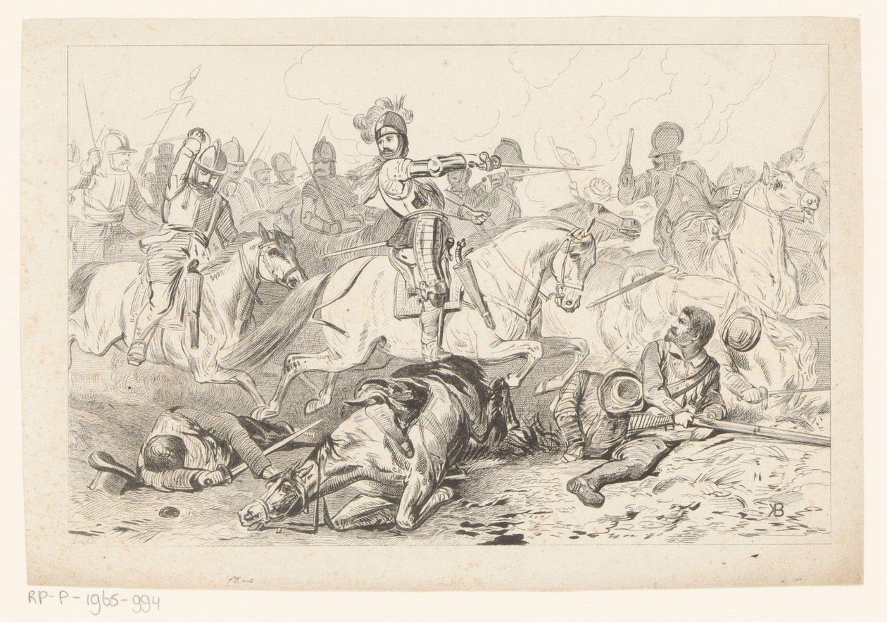 纽波特战役 作者 Jan van der Veen (版画家)