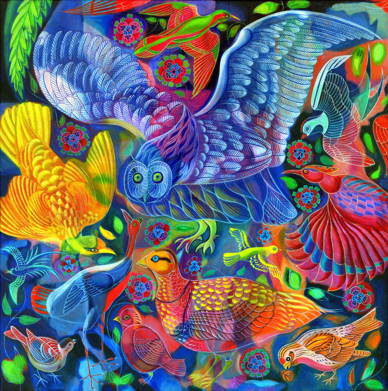 鸟类，2010年， 作者 简·塔特斯菲尔德
