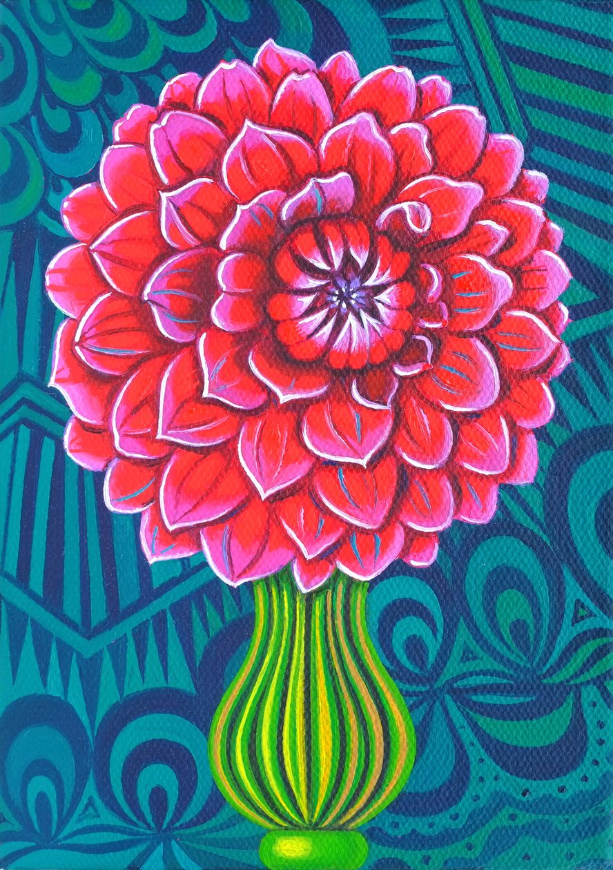 大丽花，2014， 作者 简·塔特斯菲尔德