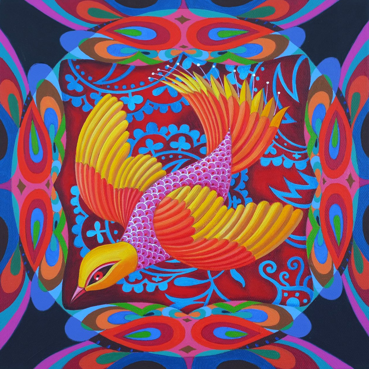 Firey-tailed flier，2012， 作者 简·塔特斯菲尔德