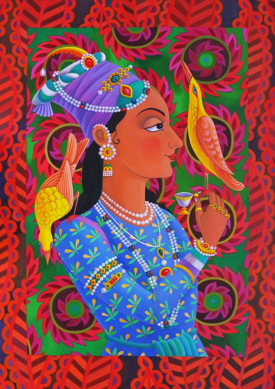 有两只鸟的Maharani，2012， 作者 简·塔特斯菲尔德
