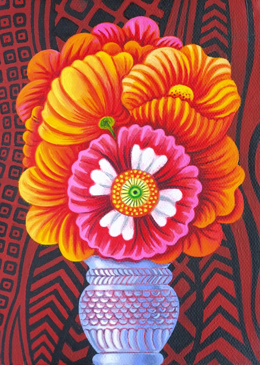 金盏花，2014， 作者 简·塔特斯菲尔德