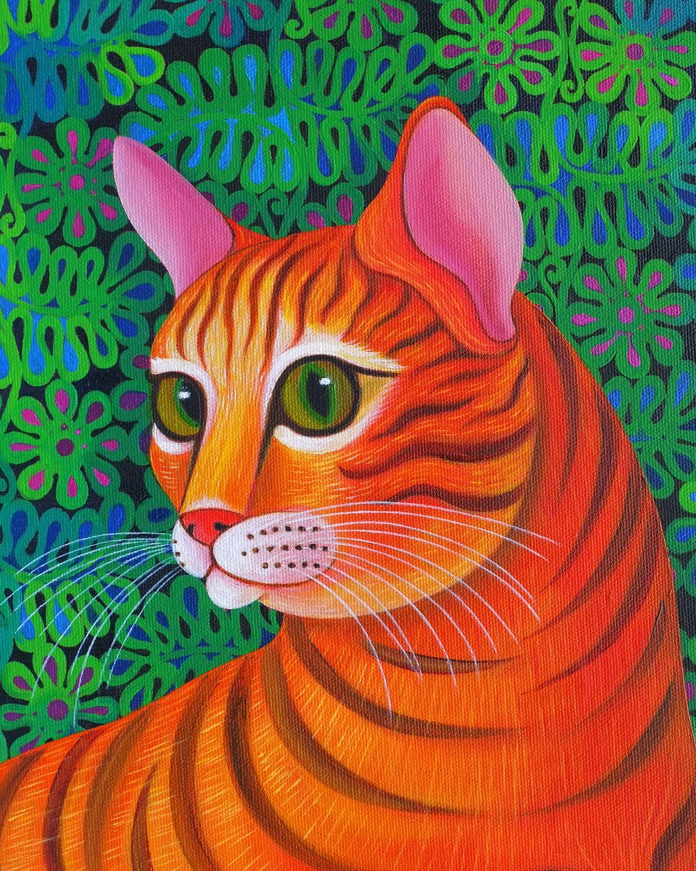 虎猫，2012， 作者 简·塔特斯菲尔德