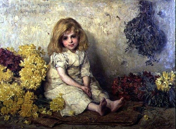 她在一个市场日去了市场 作者 Jane M. Dealy