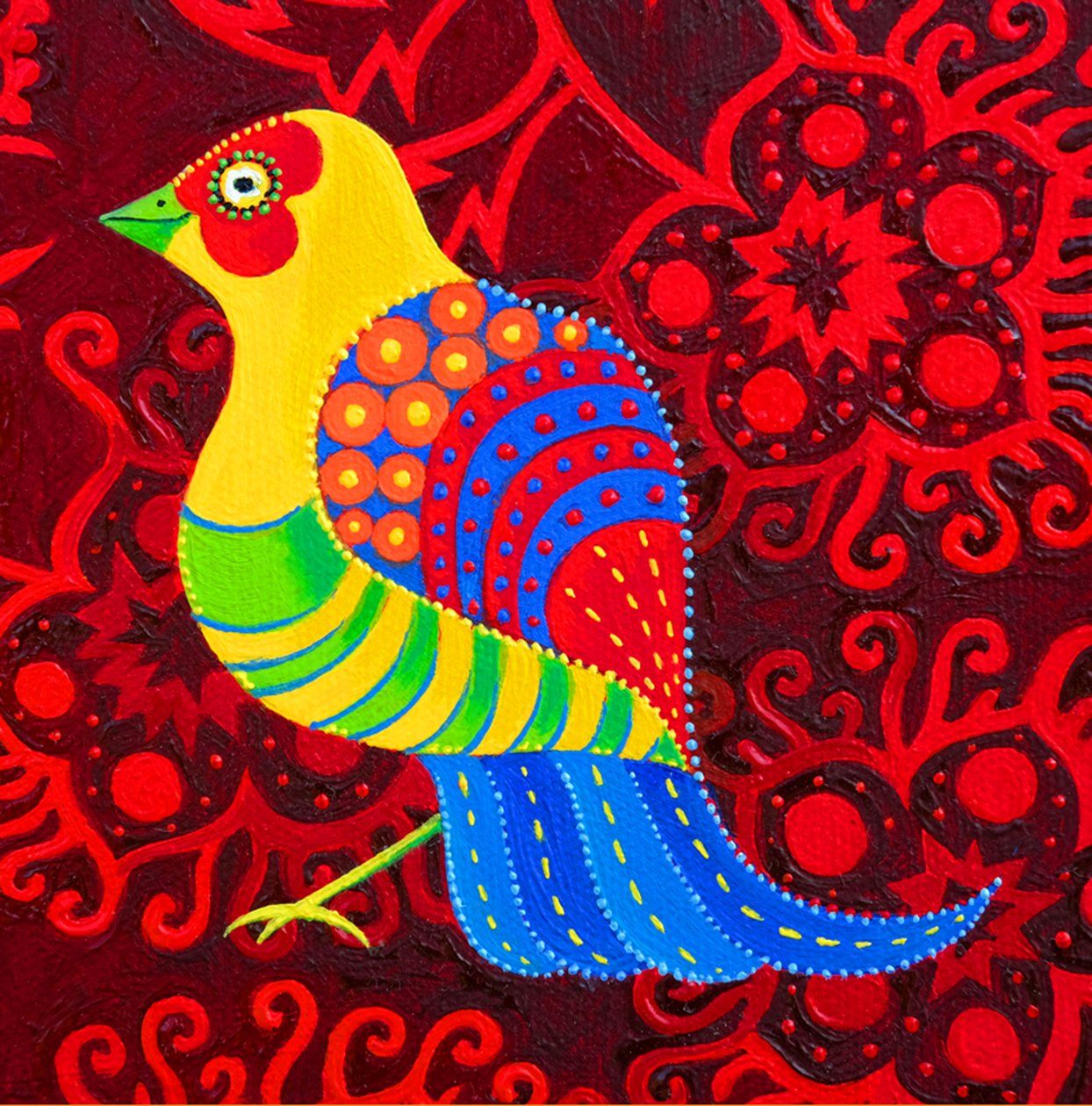Blue-tailed Bird, 2019 作者 简·塔特斯菲尔德
