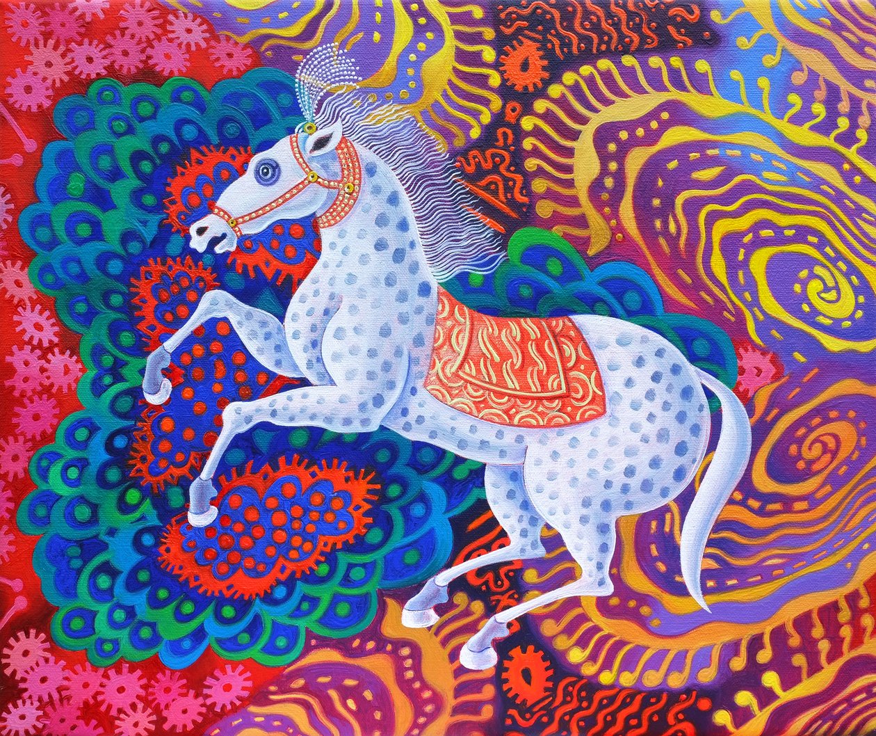 Circus Horse，2016， 作者 简·塔特斯菲尔德