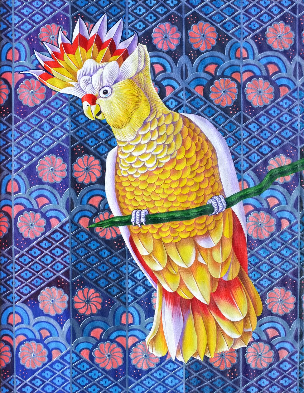 凤头鹦鹉，2016， 作者 简·塔特斯菲尔德