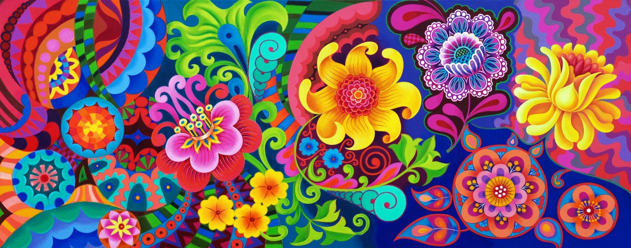 Flower pattern, 2020 作者 简·塔特斯菲尔德