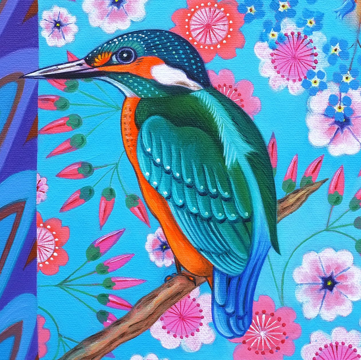 翠鸟，2016年， 作者 简·塔特斯菲尔德