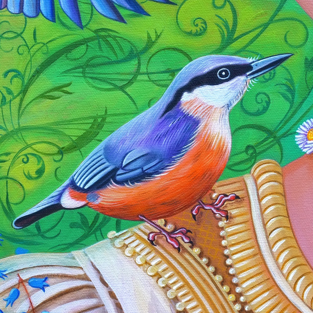 Nuthatch，2016， 作者 简·塔特斯菲尔德