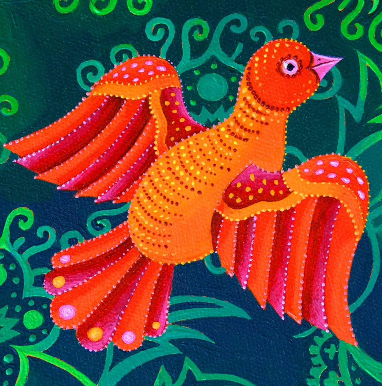 Orange Bird, 2019 作者 简·塔特斯菲尔德