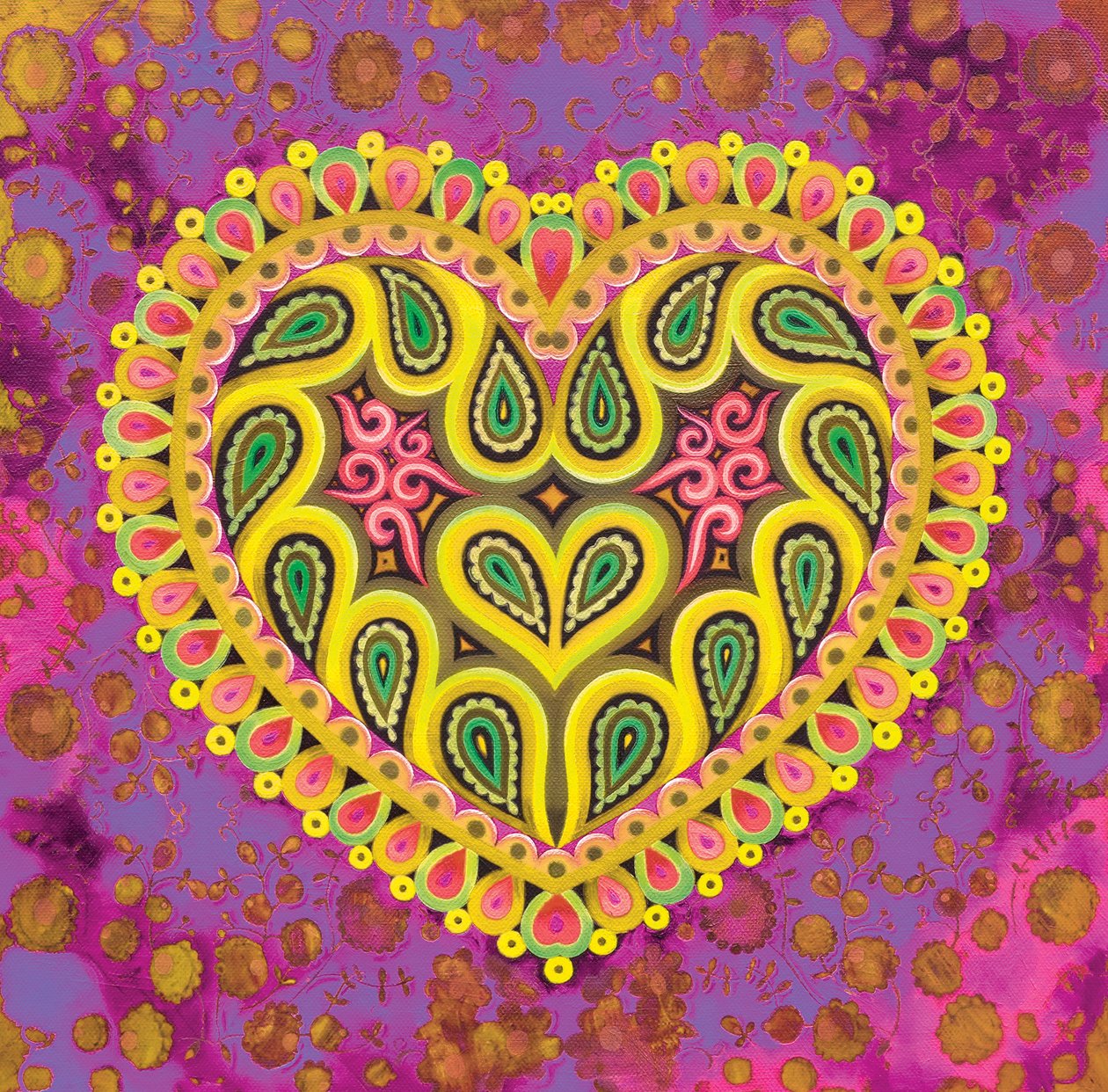 情人节民俗心粉红色，2016年， 作者 简·塔特斯菲尔德