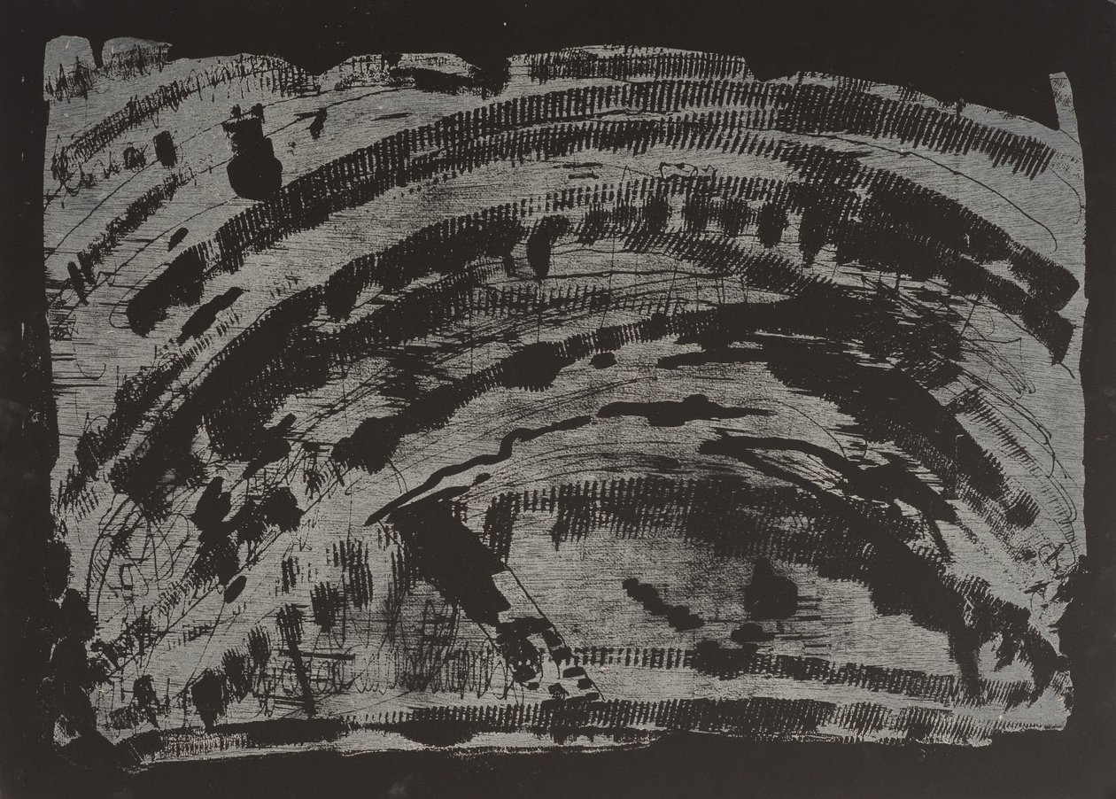 《中毒的地球II》，2013年（链锯木刻） 作者 珍妮特·麦肯齐