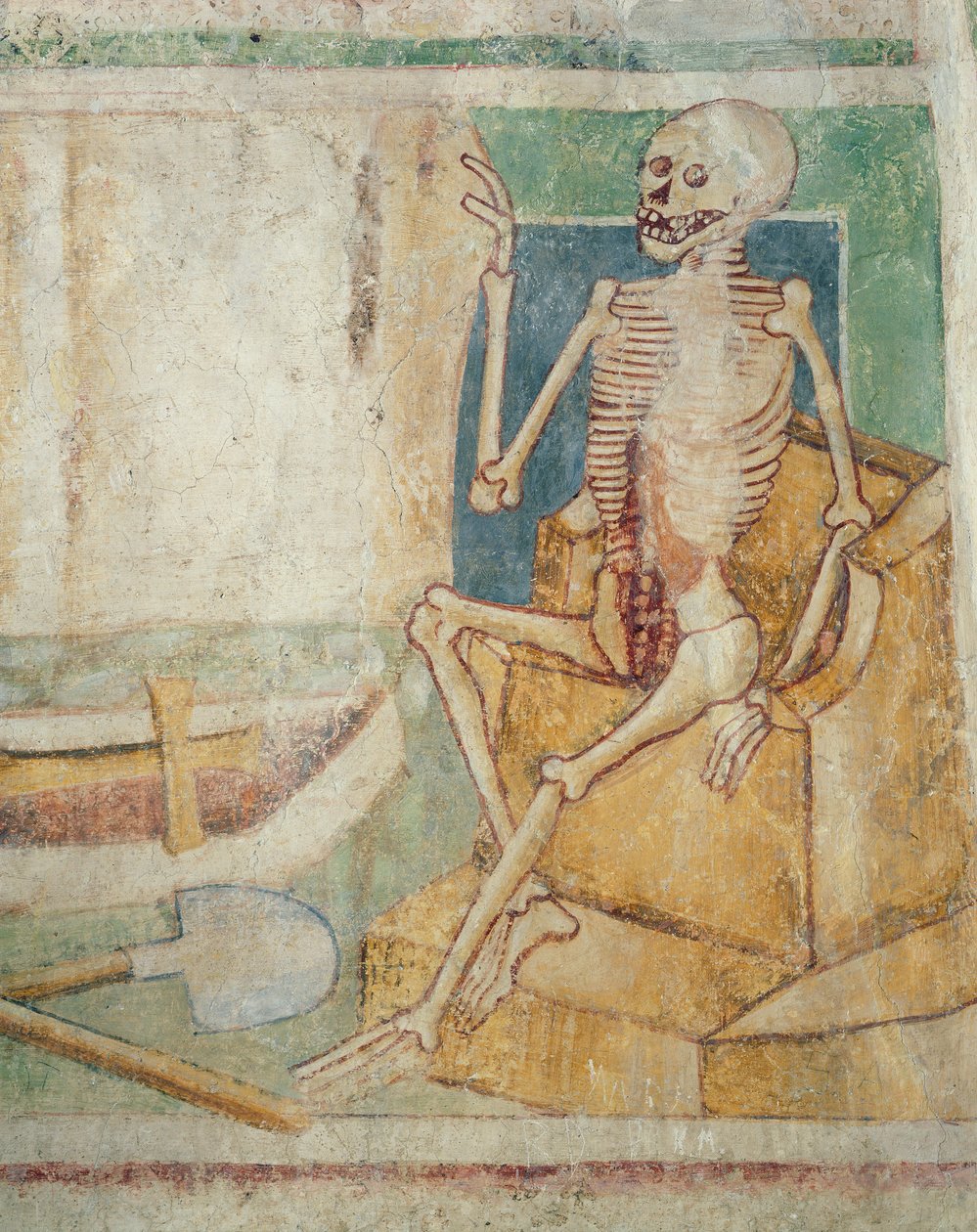 死亡之舞：开放的坟墓死亡，1490年 作者 珍妮丝·卡斯塔夫（Janetz Kastav）