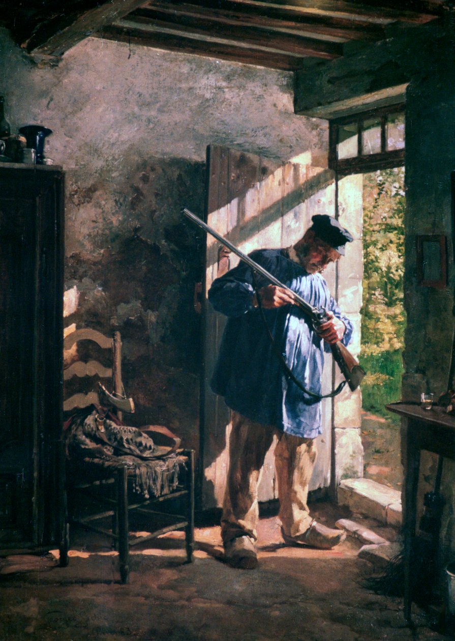 狩猎之前，1883年 作者 珍妮丝·舒比克