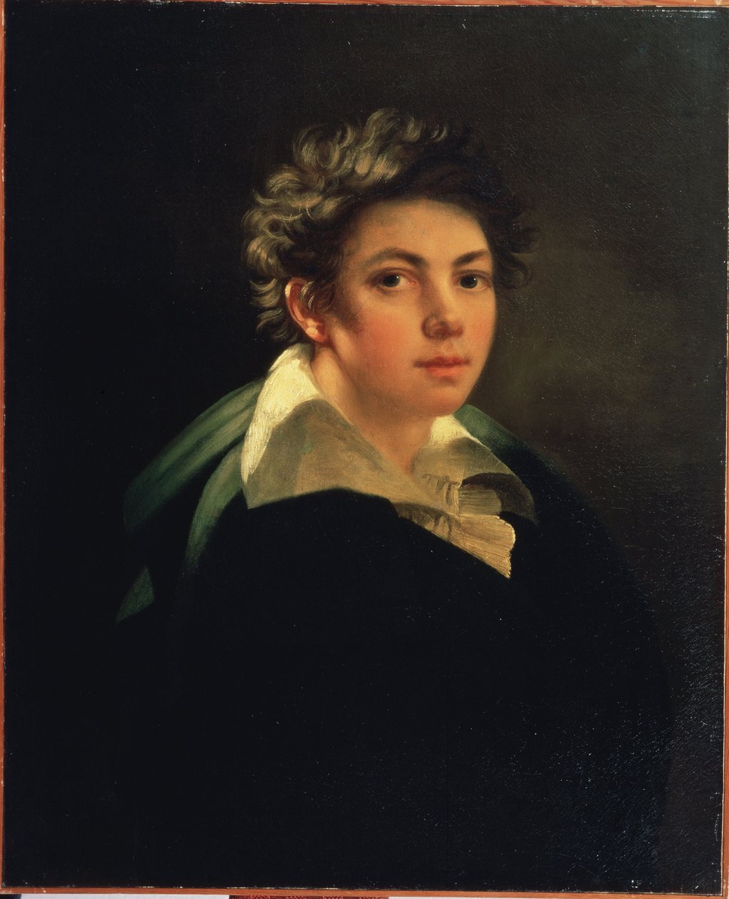 亚诺什·隆鲍尔（Janos Rombauer，1782-1849）的《自画像》，1813 年，莫斯科国立 A. 普希金美术馆 作者 亚诺斯·龙鲍尔