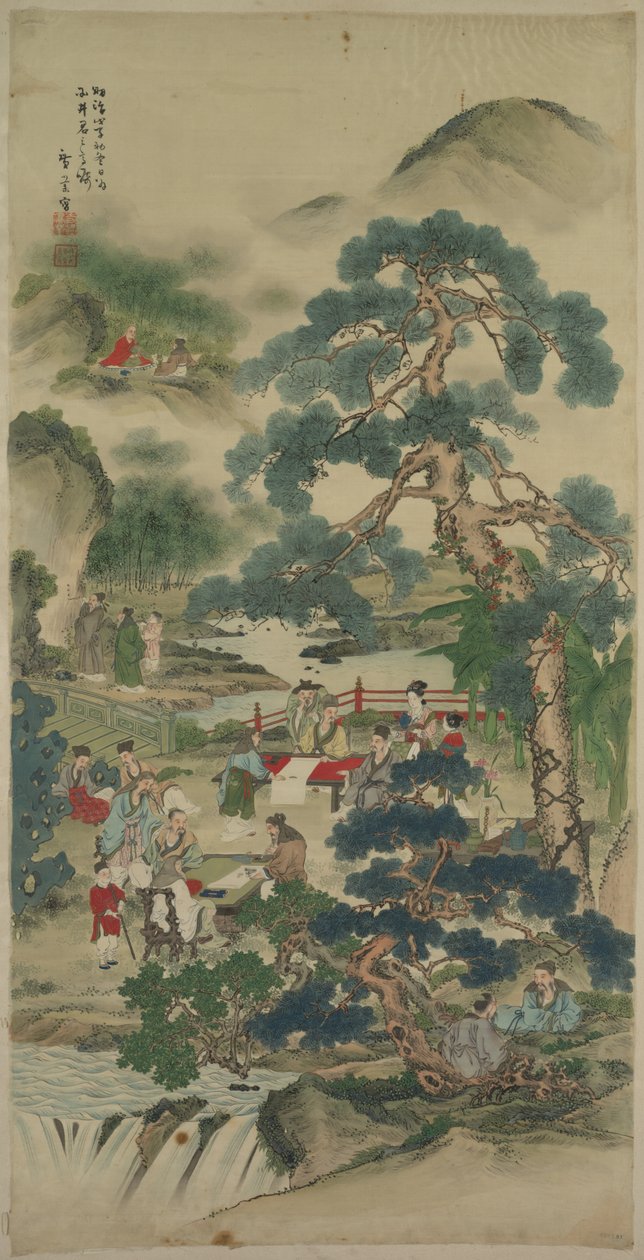 中国圣贤园 作者 日本，明治时代