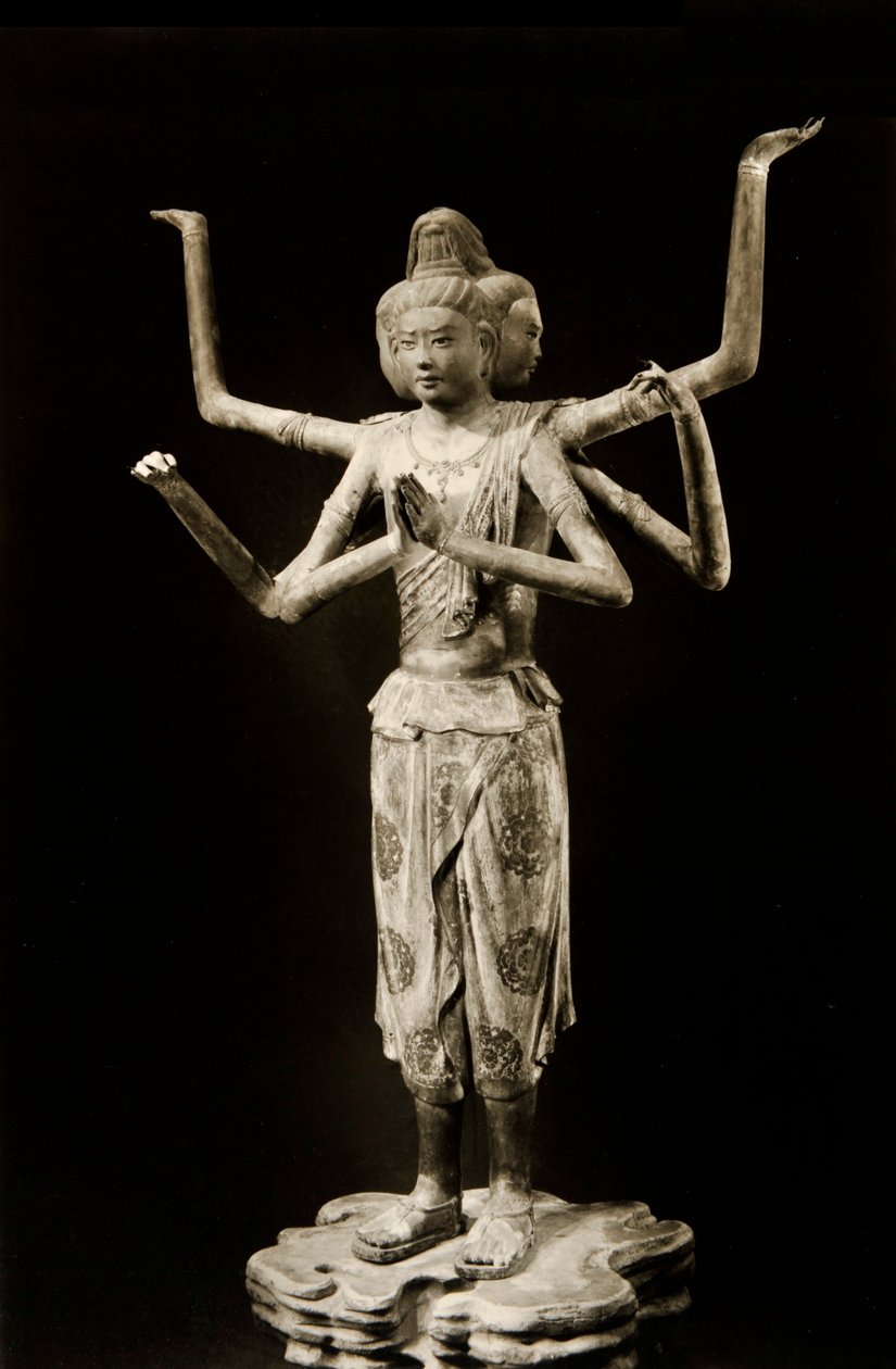 阿舒拉节，从8世纪，奈良时代，兴福寺，1950年 作者 日本摄影师