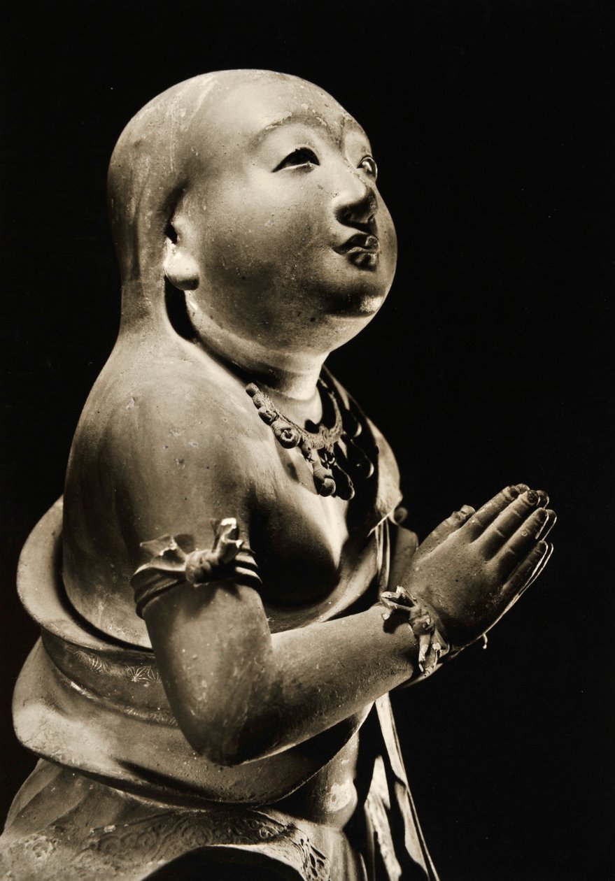 服务员，自8世纪，奈良时代，日本东大，1950年 作者 日本摄影师
