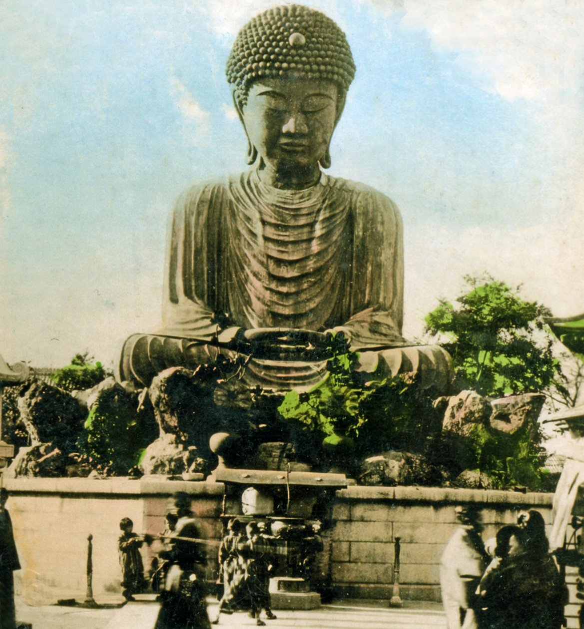 菩萨，神户，c.1900（蛋白照片） 作者 日本摄影师