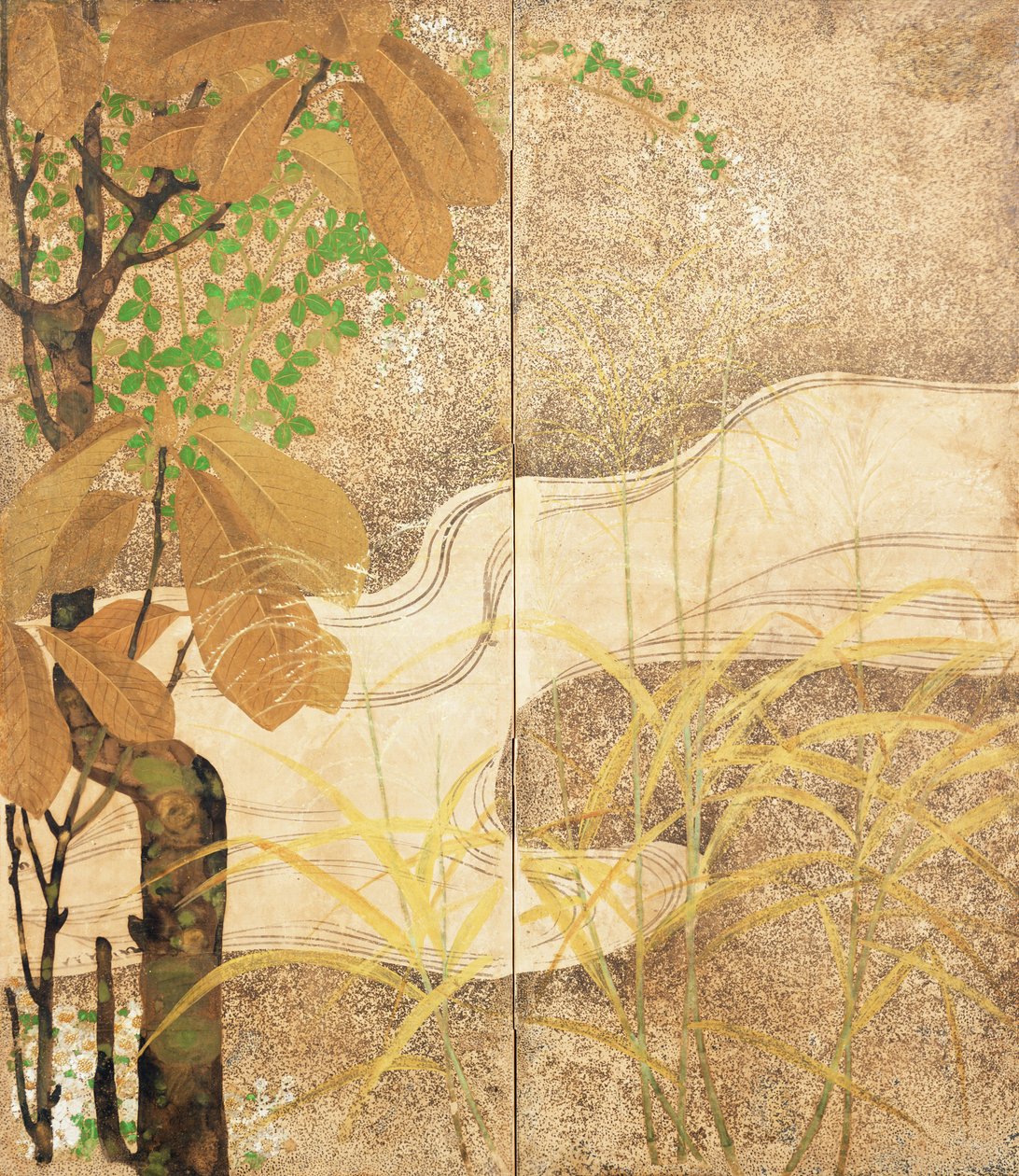 流动的河流（墨水在纸上） 作者 日本学校