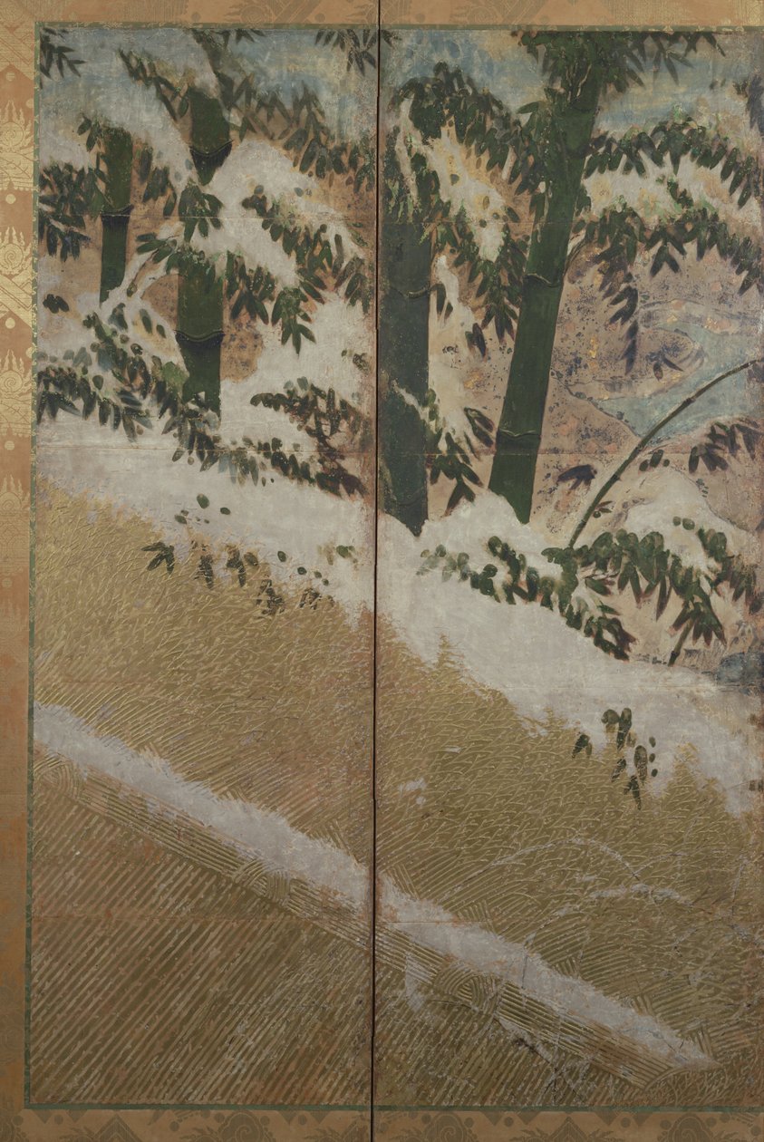 冬天的植物，1550年， 作者 日本学校