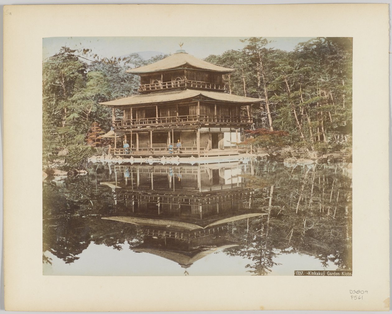 日本京都金阁寺花园（手绘黑白照片） 作者 日本摄影师
