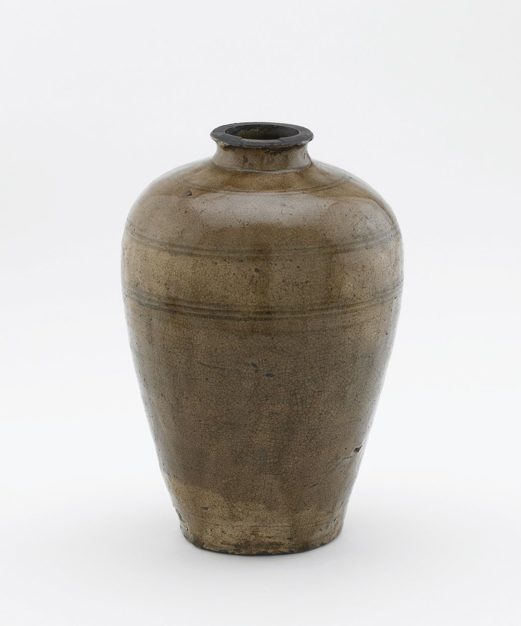 瓶子，濑户，爱知县，室町时代，15世纪初（陶瓷） 作者 日本学校