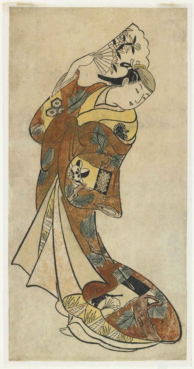 Fujimura Handay？二，舞蹈场景，1720年代 作者 日本学校