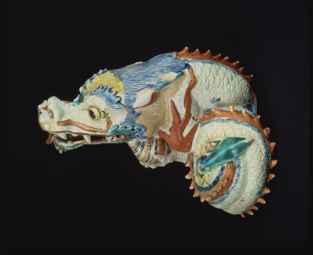 龙的Kakiemon模型，17世纪（陶瓷） 作者 日本学校