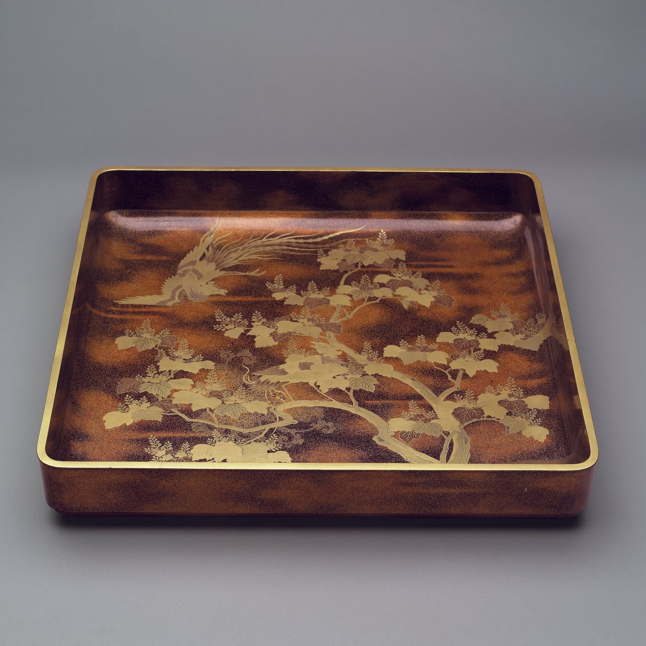 和服托盘，1868-1912（漆木） 作者 日本学校