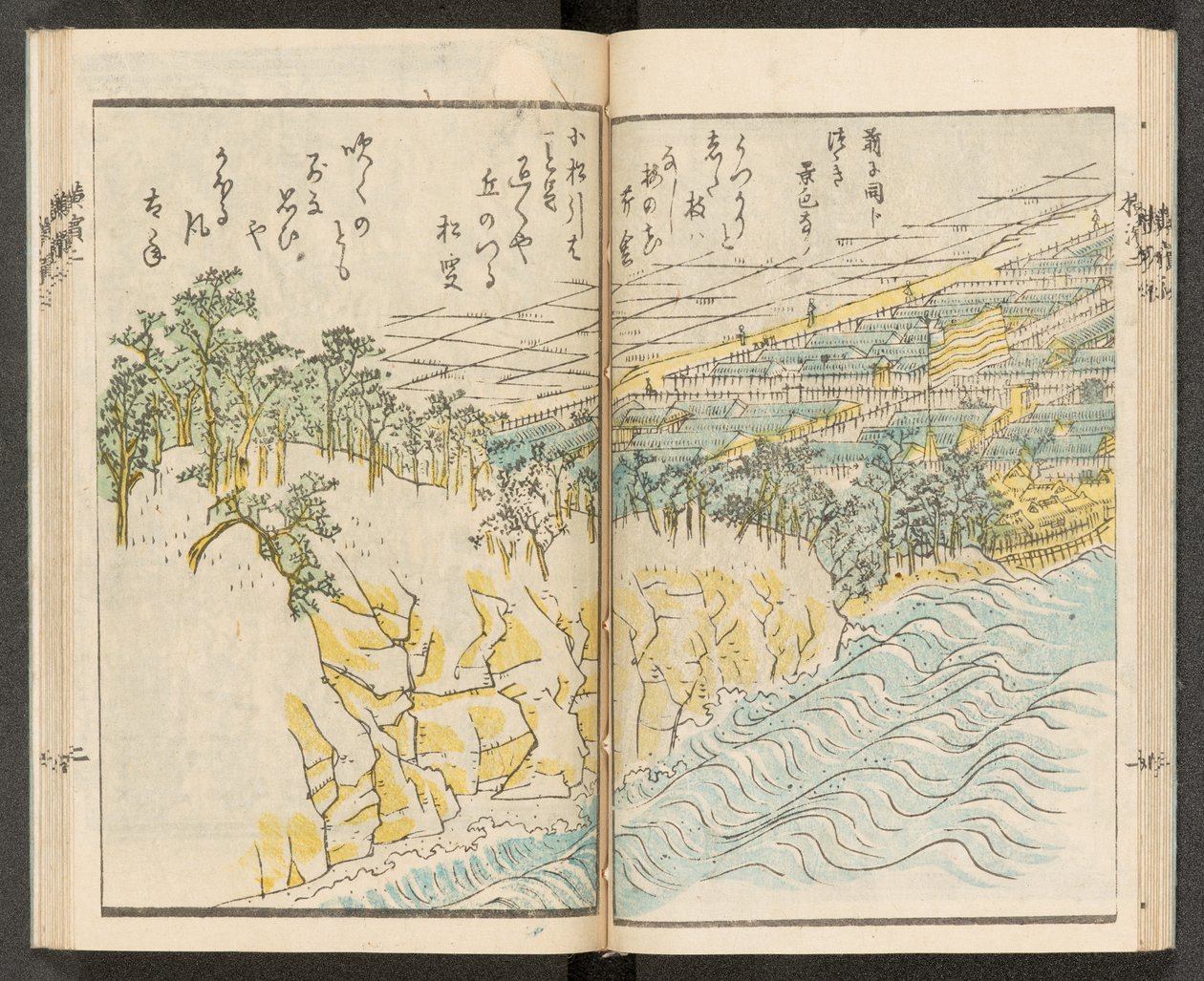 地图 198.b.21，f.11r，横滨景观 作者 日本学校